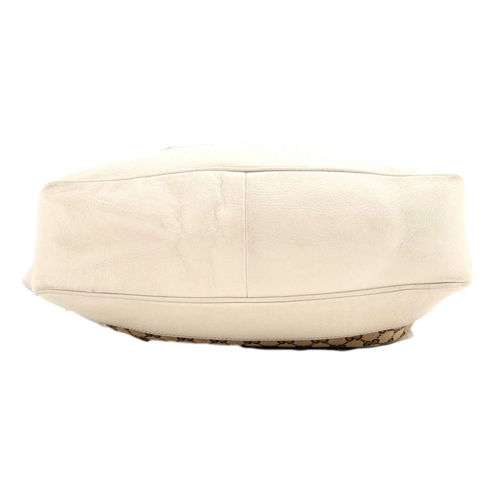 Gucci Diana Bamboo GG Canvas Medium Shoulder Bag White - Picture 4 of 6